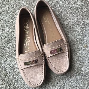 Nude Calvin Klein Flats